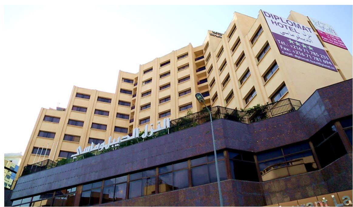 Diplomat Hotel Tunis Exteriör bild
